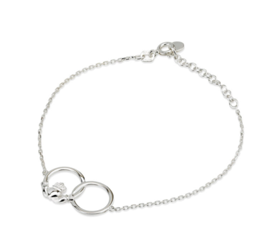 Sterling Silver Claddagh Circle Bracelet Sterling Silver Claddagh Circle Bracelet