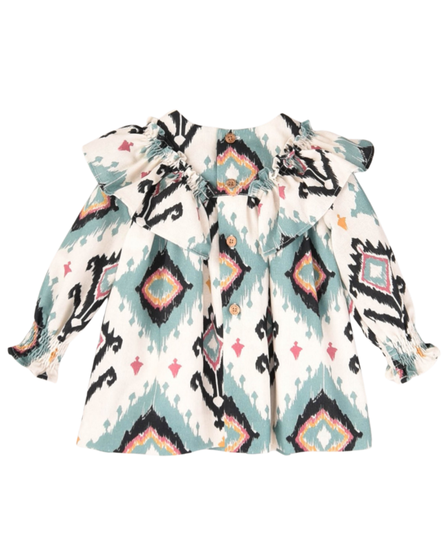 Vestido estampado Étnico