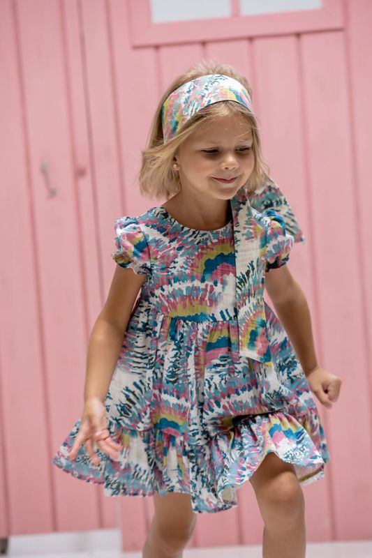 Vestido estampado colores - Cocote