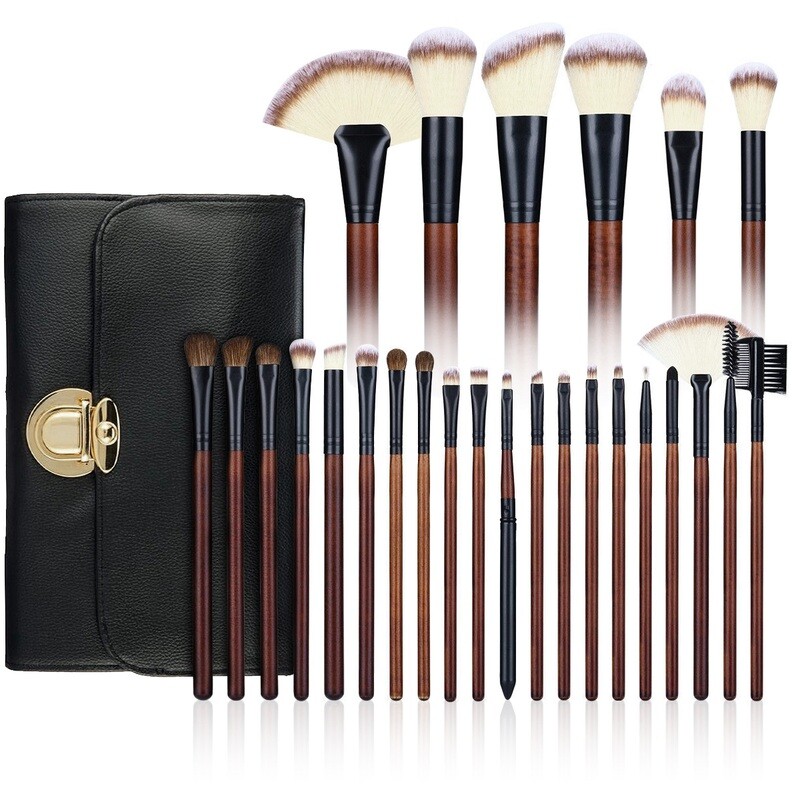 Evvie® professionele 26-delige make-up kwasten set Deluxe