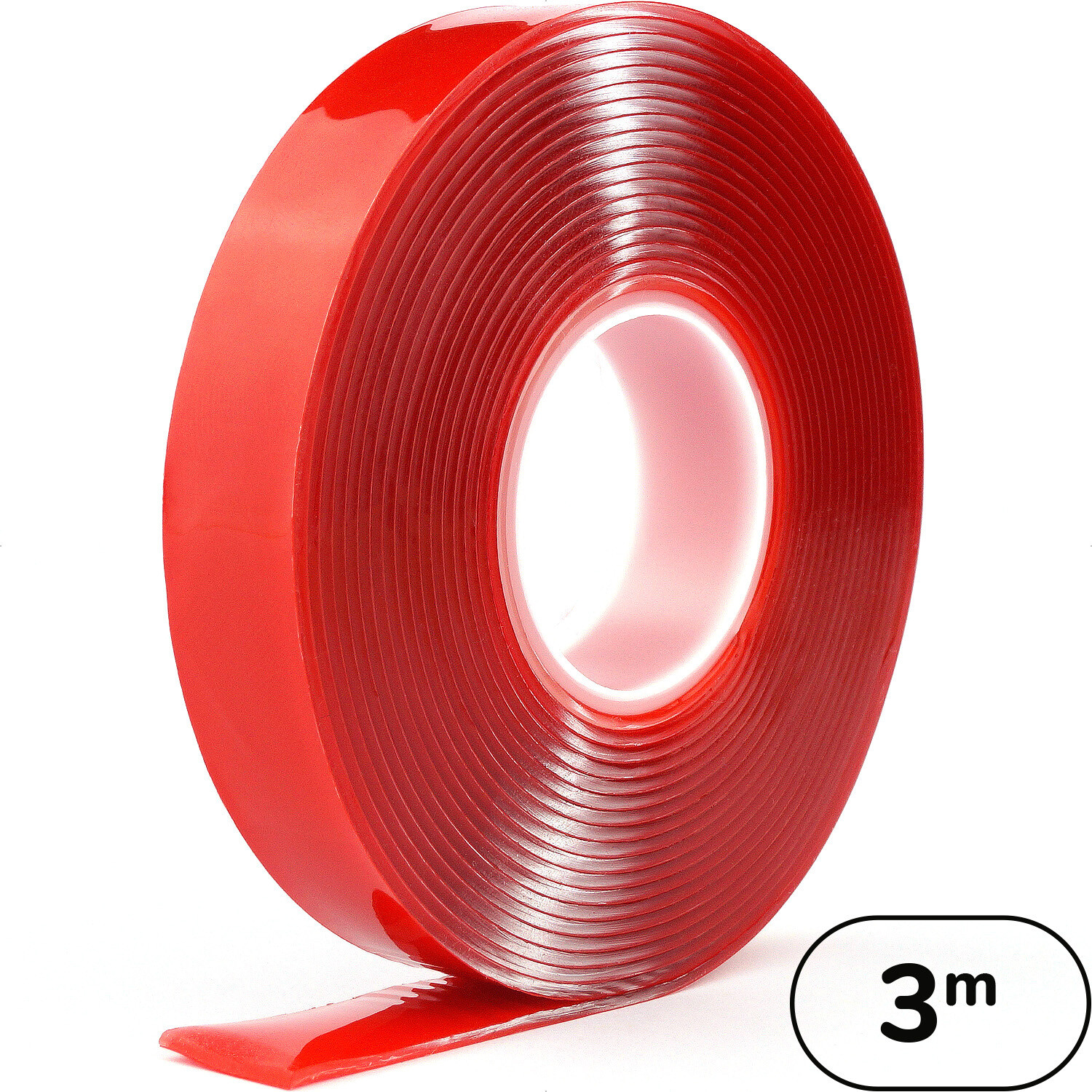 Dubbelzijdig tape transparant - montagetape - nano tape dubbelzijdig - gekko tape - dubbelzijdig plakband - 12 mm x 1 mm x 3 meter