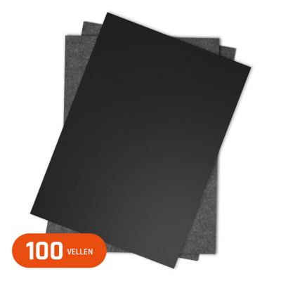 Carbonpapier voor hobby en knutselen - Overtrekpapier - Grafietpapier - 100 vellen A4 - zwart