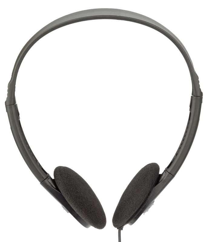 QY Koptelefoon stereo headset - compact en opvouwbaar - zwart