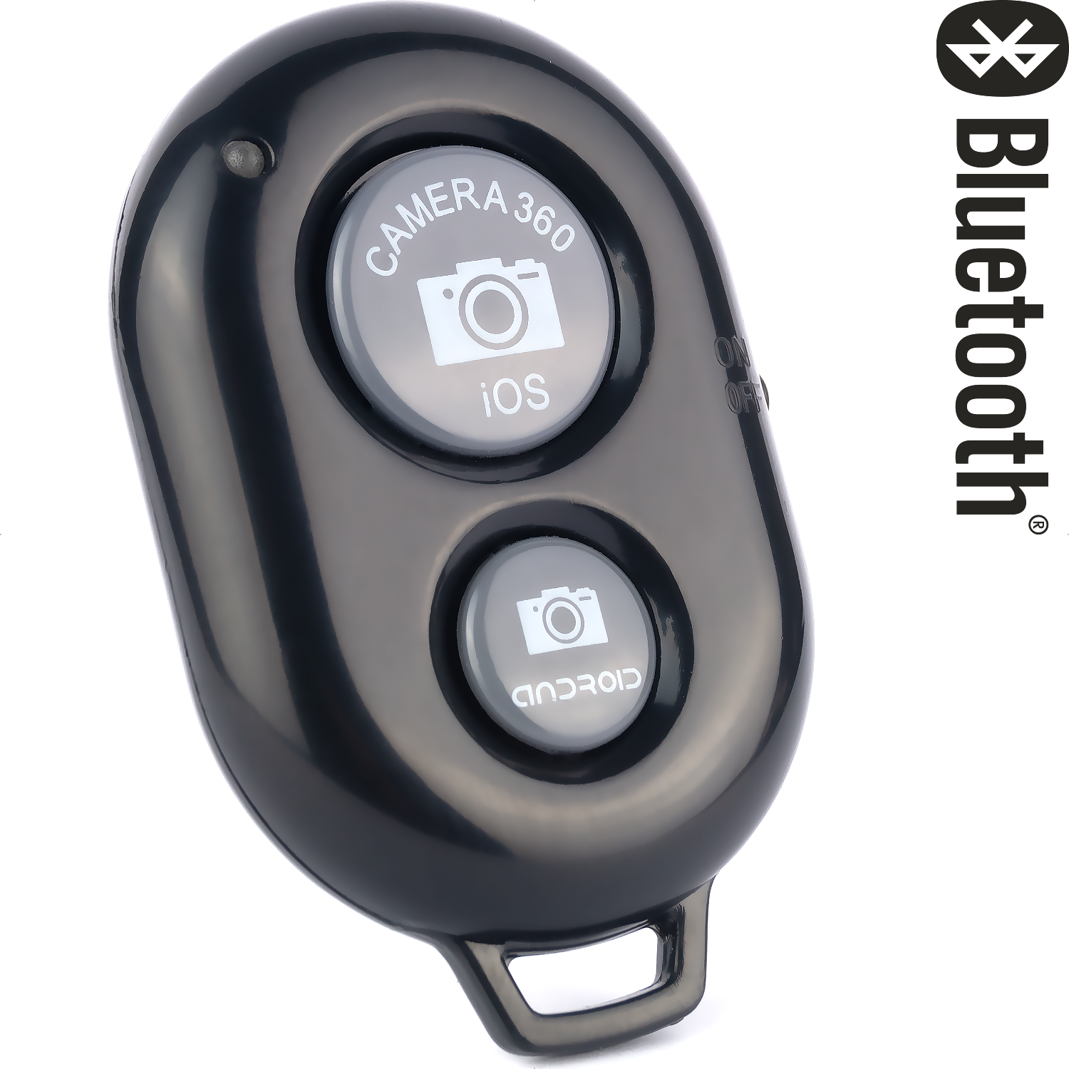 Bluetooth Remote Shutter Afstandsbediening voor Smartphone en Tablet, Android en iOS