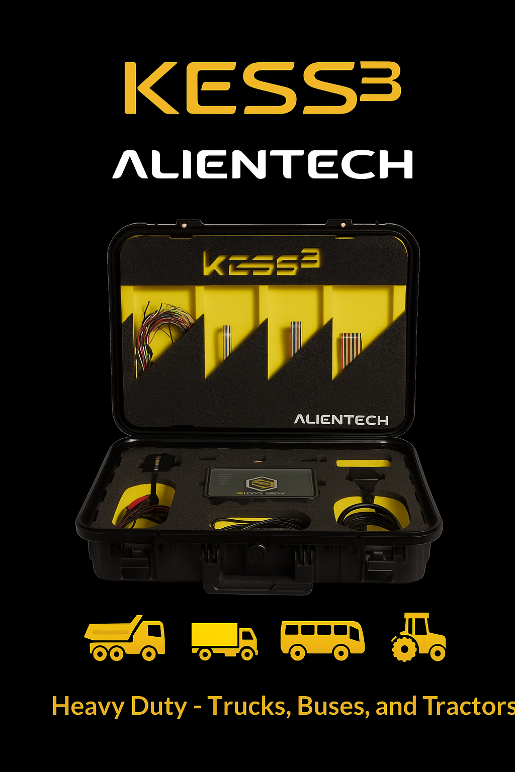 KESS3 Slave – Agriculture – Trucks  & Buses OBD + Bench + Boot