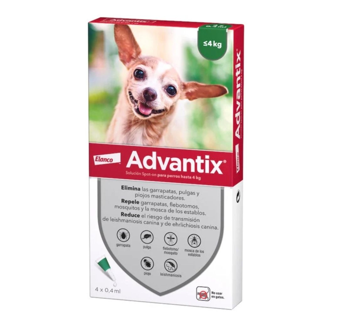 Advantix 1 Pipeta 0-4kg Advantix 1 Pipeta 0-4kg