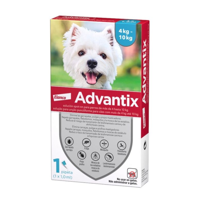 Advantix 1 Pipeta 4-10kg