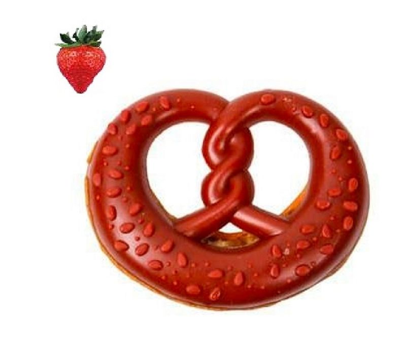 Bretzel Pollo Glaseado de Fresa