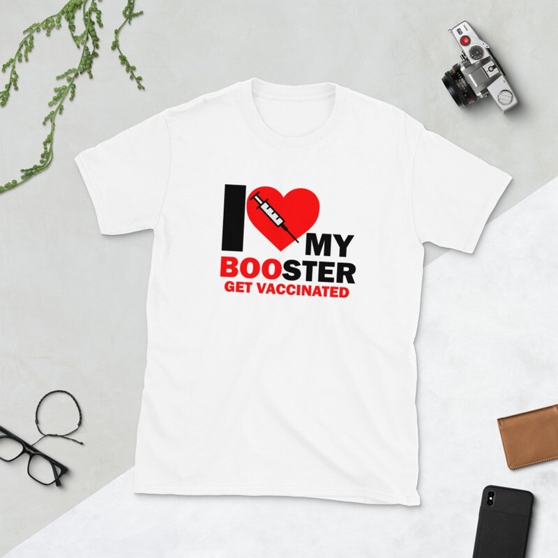 I Love My Boo ster Short-Sleeve Unisex T-Shirt