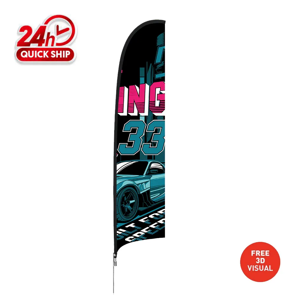 Premium 14&#39; Concave Flags