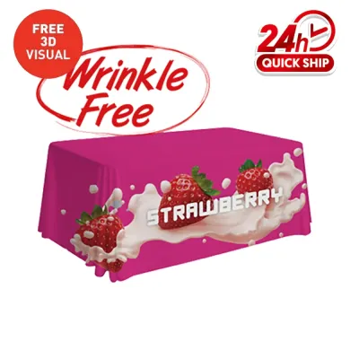 Premium Table Throw Wrinkle Free (Full-Color Dye Sublimation)