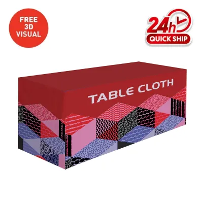 Premium Fitted Table Cover (Full-Color Dye Sublimation)