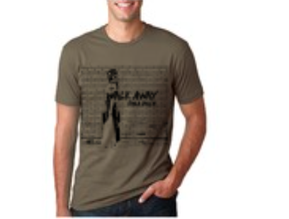 &quot;Walk Away&quot; Men&#39;s T-Shirt (Military Green)