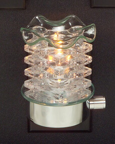 CLEAR TOWER WALL PLUG IN OIL BURNER