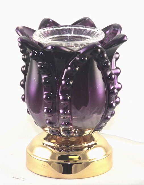 PURPLE FLOWER PEDALS ELECTRIC TOUCH OIL BURNER