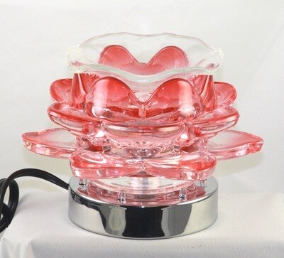 LOTUS FLOWER RED ELECTRIC OIL BURNER