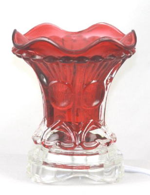 RED HEART ELECTRIC AROMATHERAPY FRAGRANCE OIL BURNER