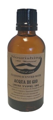 Nourishing Beard Oil 1.7 OZ Amber Glass Bottle