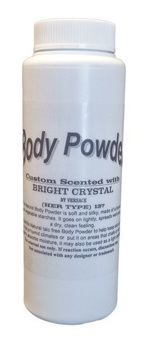 Beautiful Custom Scented Natural Body Powder (L)