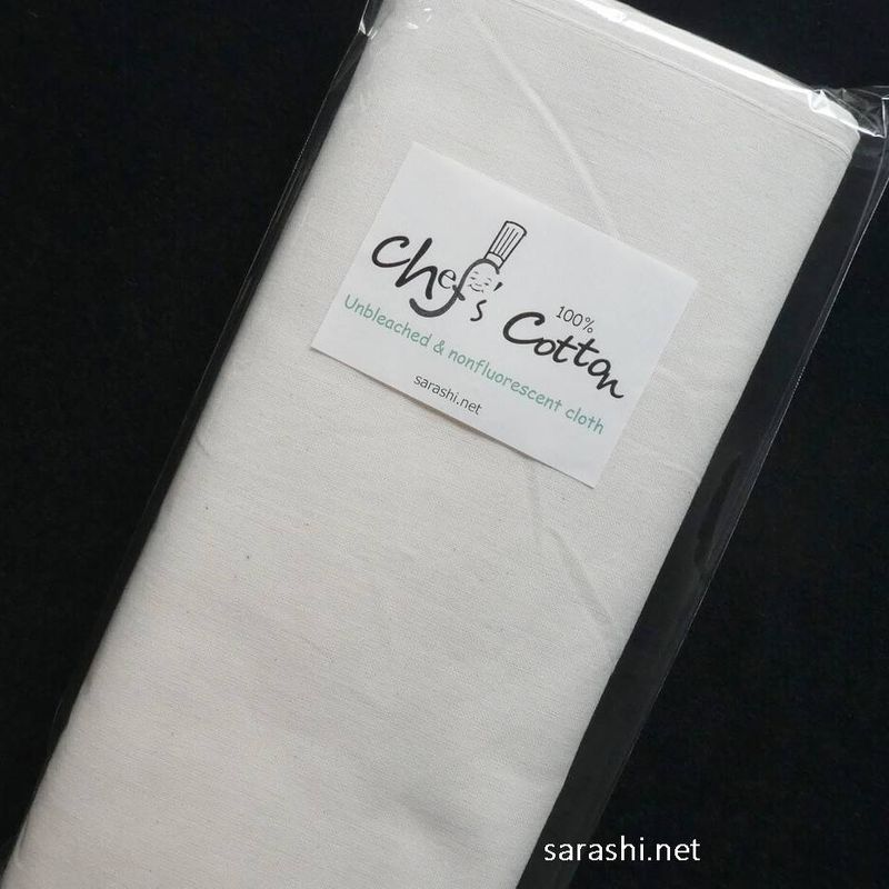 Ecru Sarashi -Chef's Cotton- No bleach No chemical dyes 10M/5M/90CM 100%  japanese fabric