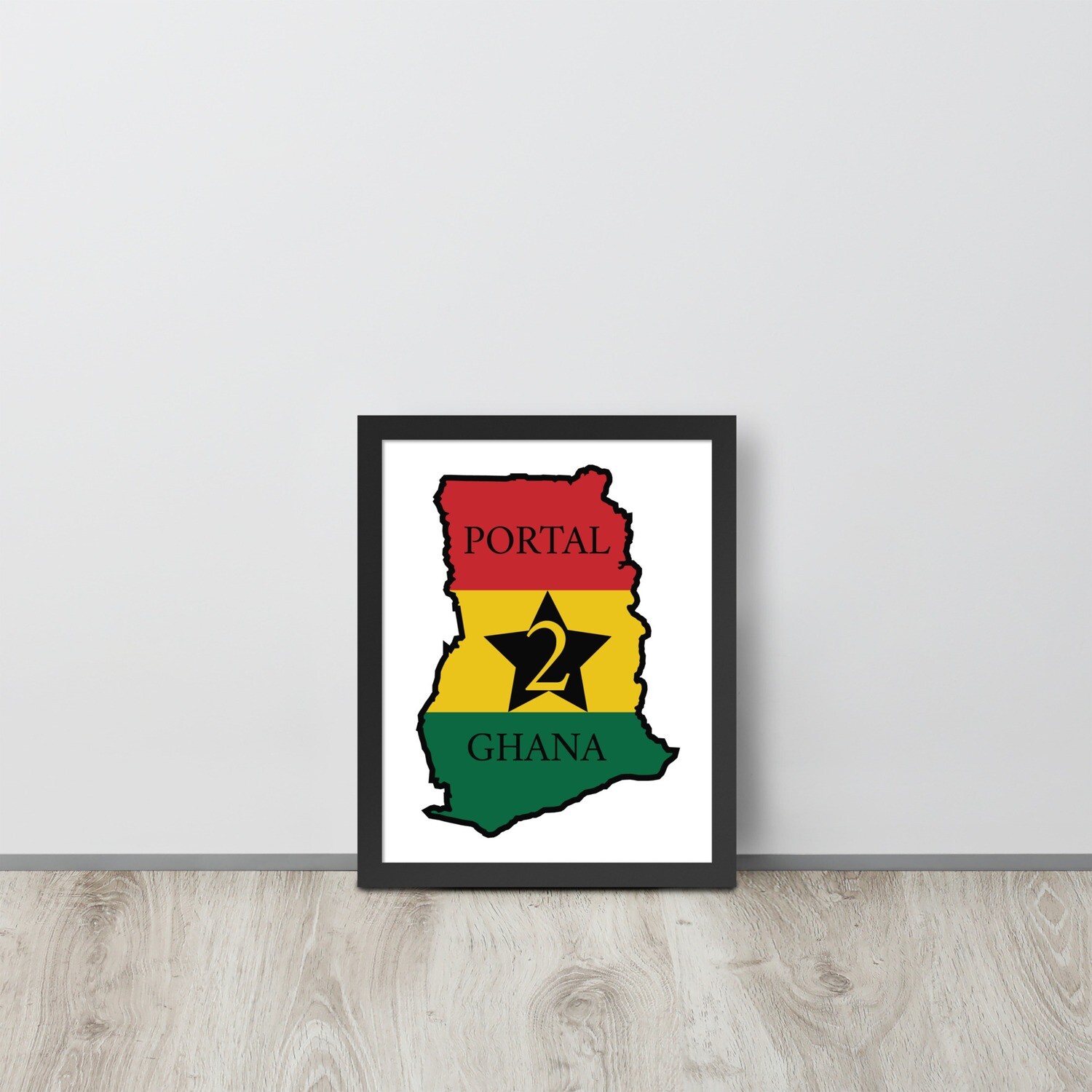 Portal 2 Ghana Framed poster