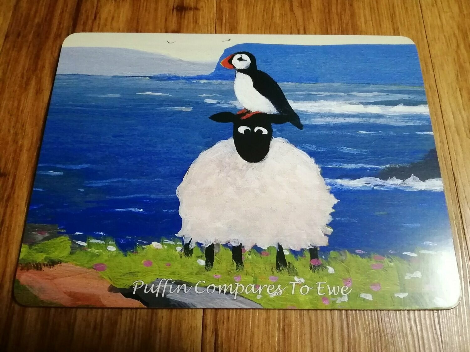 'Puffin Compares to Ewe' Placemat by Thomas Joseph