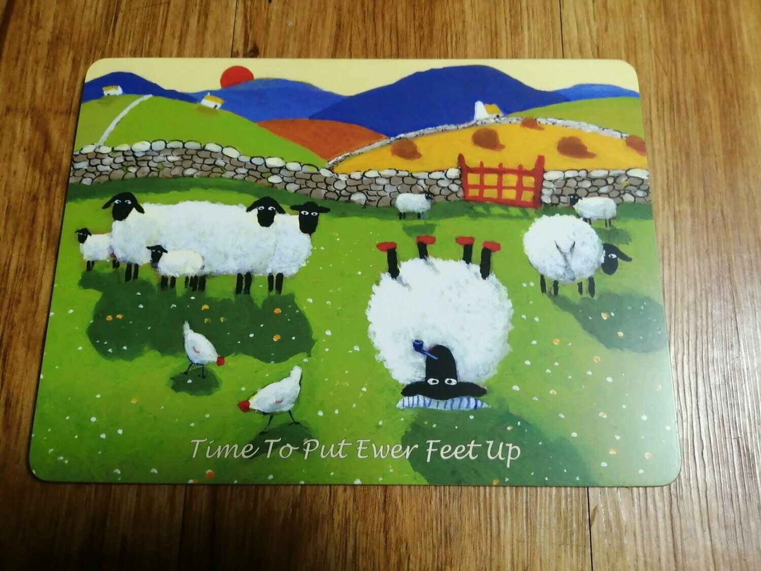 'Time to Put Ewer Feet Up' Placemat by Thomas Joseph