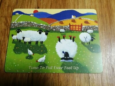 'Time to Put Ewer Feet Up' Placemat by Thomas Joseph