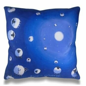 'Eweniverse!' Cushion by Thomas Joseph 'Eweniverse!' Cushion by Thomas Joseph
