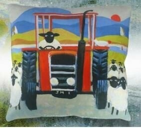 'Jenson Mutton' Cushion by Thomas Joseph