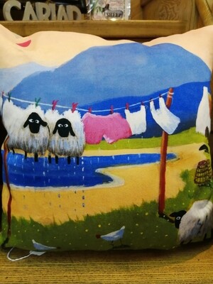 'Handwash Only' Cushion by Thomas Joseph