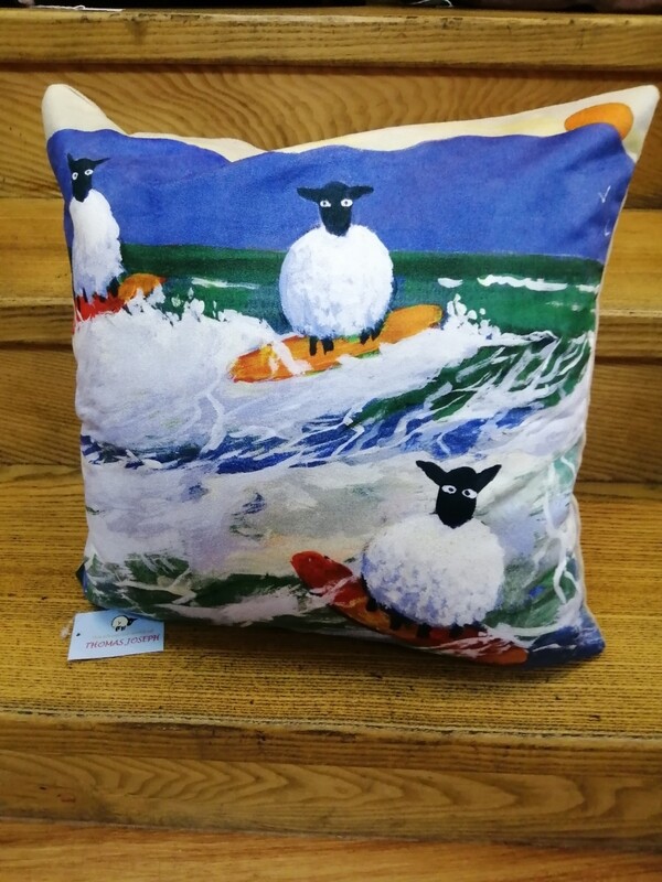 'Surfin'Dude' Cushion by Thomas Joseph 'Surfin'Dude' Cushion by Thomas Joseph