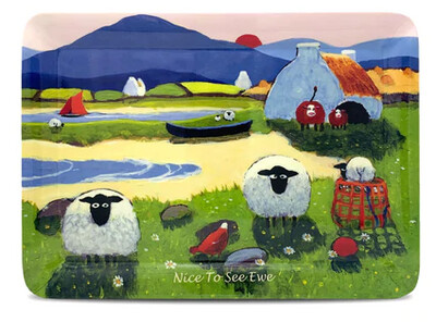'Nice to see Ewe' Tray by Thomas Joseph