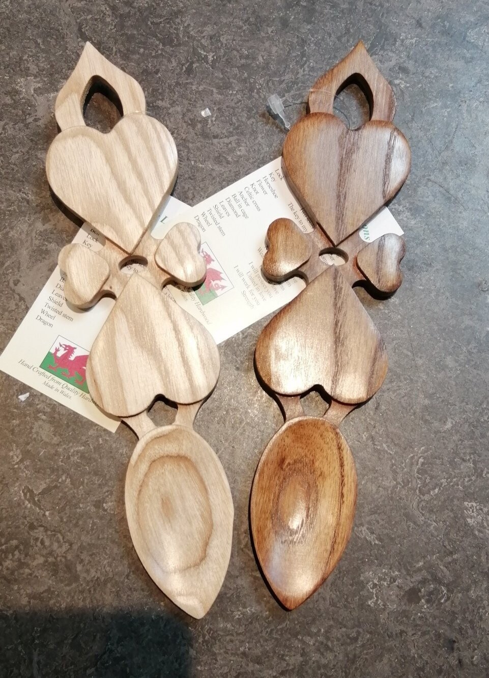 Four Heart Lovespoon, Colour: Light