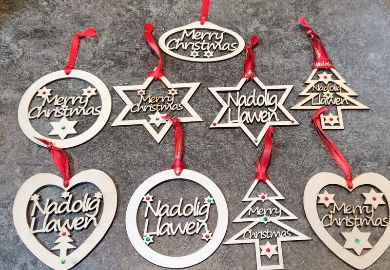 Wooden Christmas Decorations
