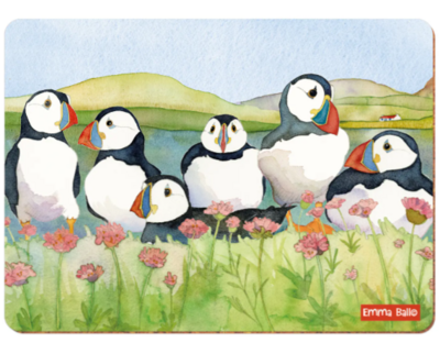 Sea Thrift Puffins - Placemat Emma Ball