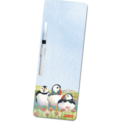 Sea Thrift Puffins - Magnetic Wipe Board Emma Ball