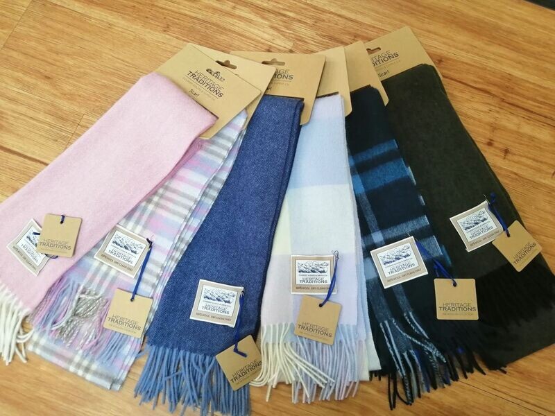 100% Wool Scarves