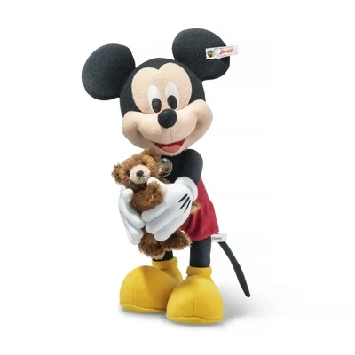 100th Anniversary Mickey Mouse with Teddy Bear by Steiff