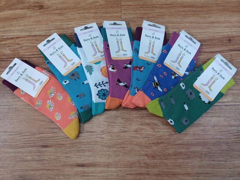 Bamboo Novelty Socks - Ladies