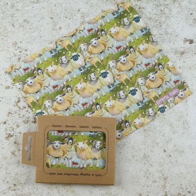 'Felted Sheep' Glasses Cloth by Emma Ball