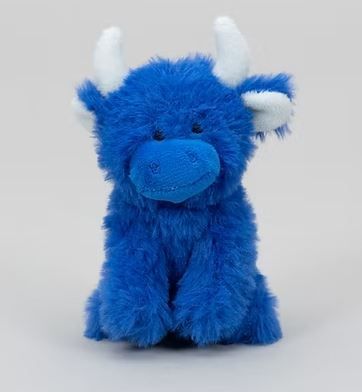 Mini Highland Cow Dark Blue by Jomanda