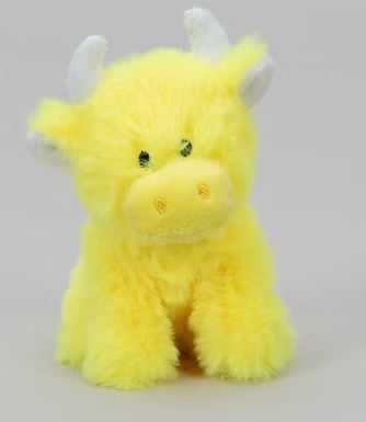 Mini Highland Cow Yellow by Jomanda