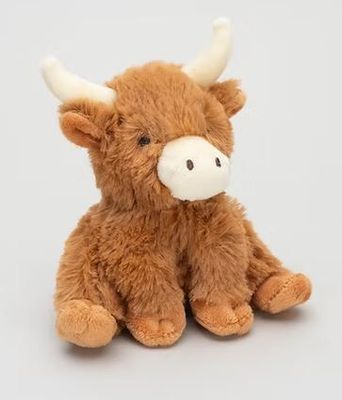 Mini Horny Highland Cow Brown by Jomanda