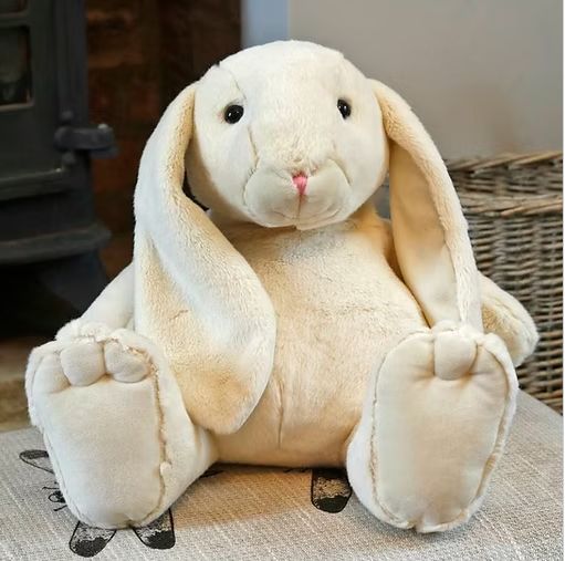 Large Cream Bunny by Jomanda