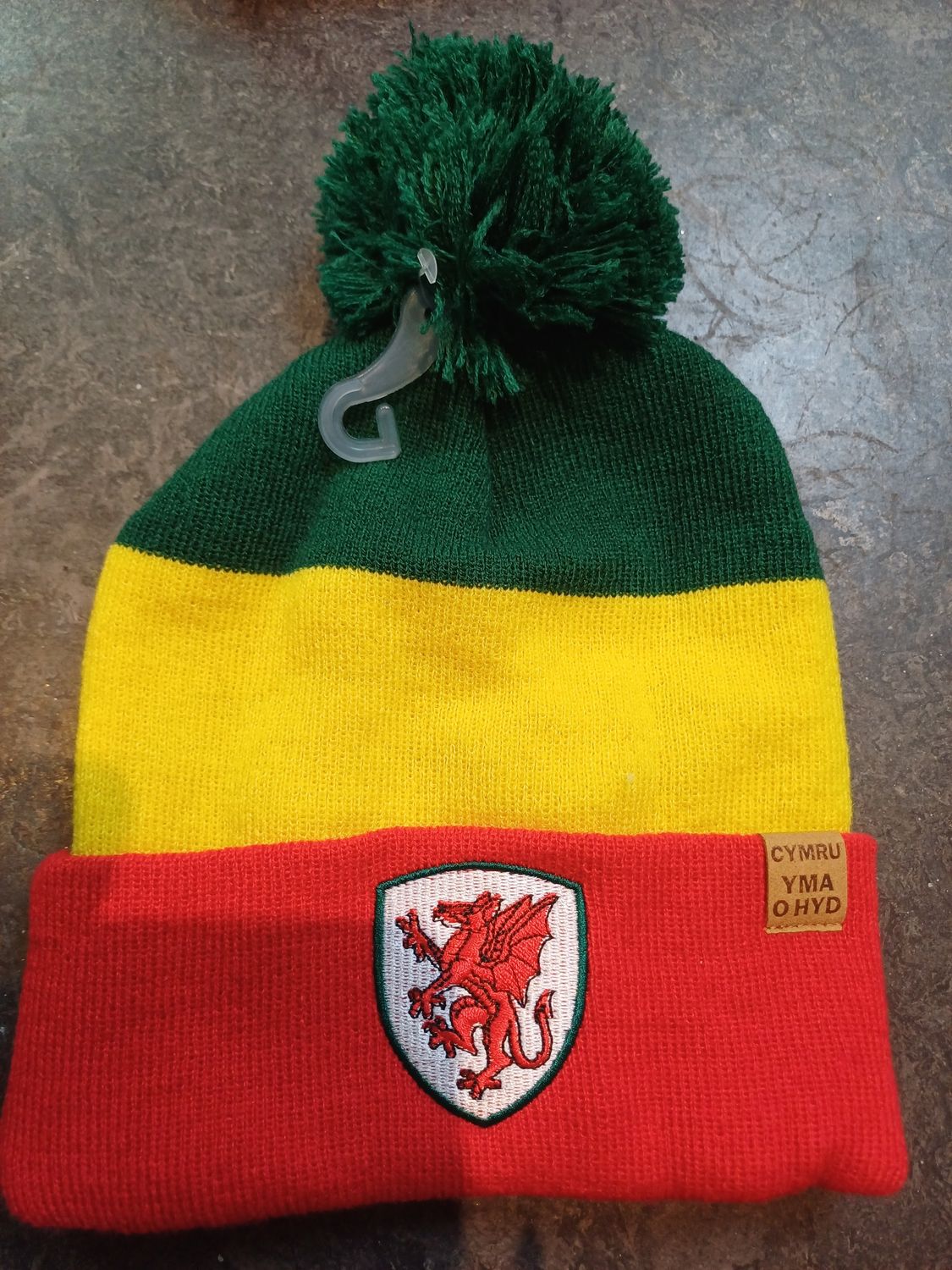 Wales 'Yma O Hyd' Football Bobble Hat