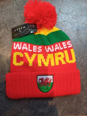 Wales Bobble Hat