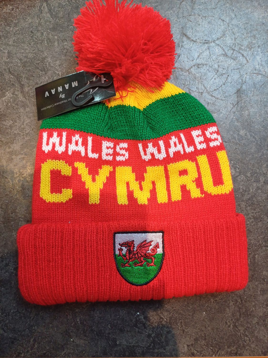 Wales Bobble Hat