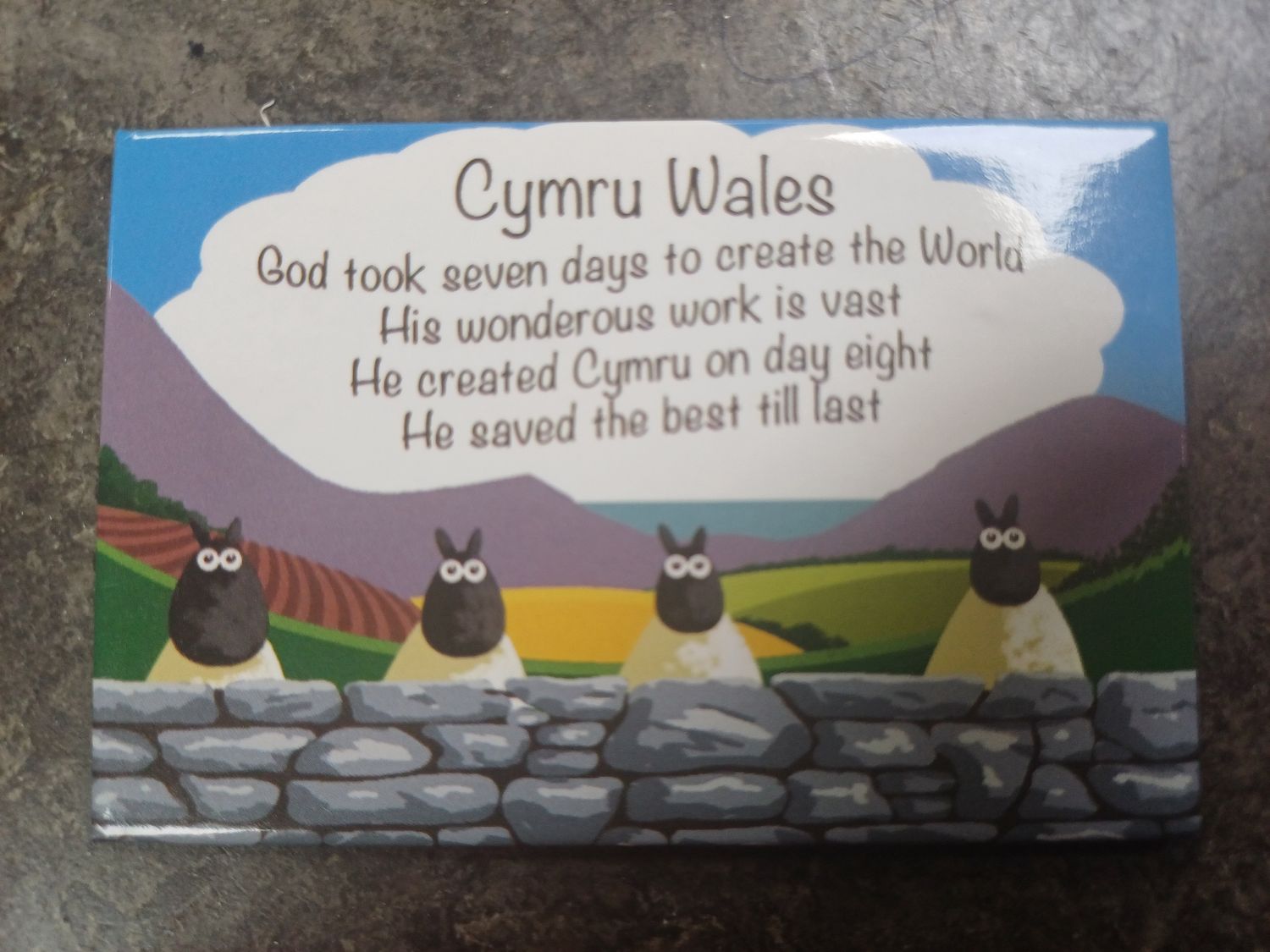 'Seven Days' Fridge Magnet