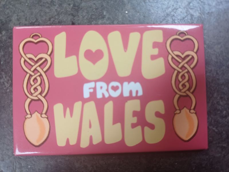 Love From Wales Fridge Magnet